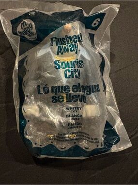 MCDONALDS HAPPY MEAL 2006  FLUSHED AWAY SOURIS CITY WHITEY TOY #6